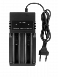 Зарядное устройство для аккумуляторов 18650 на 2 слота Орбита OT-APZ13